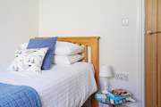 The twin bedded room is on the ground floor.