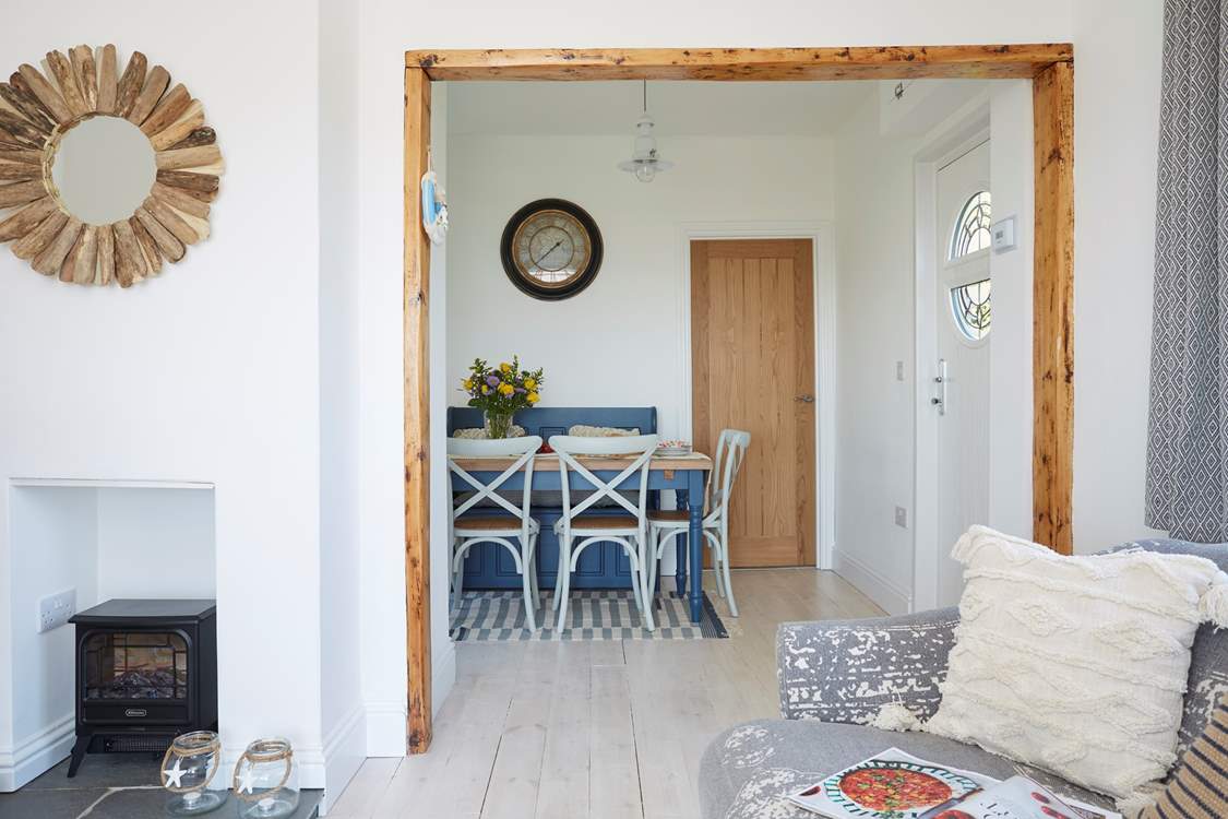 Looking through to the dining area.