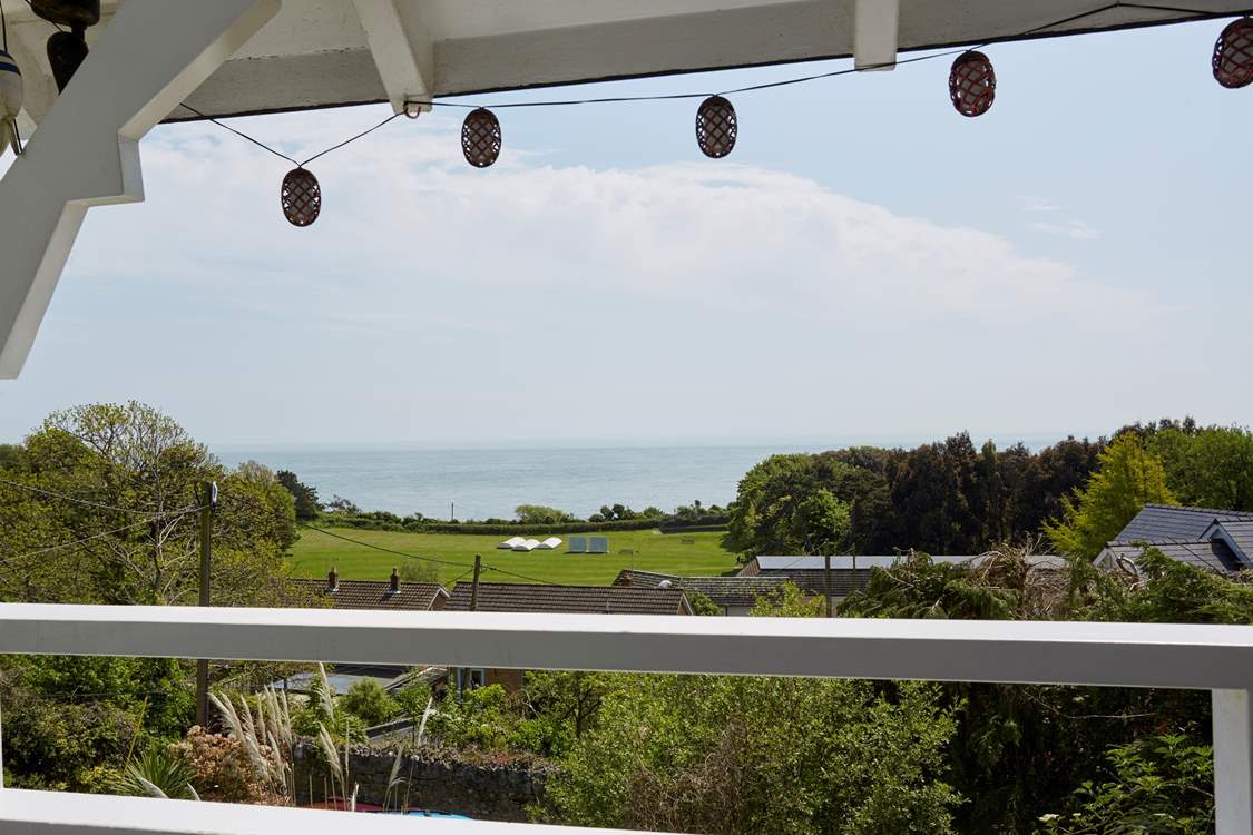 Your view of the English Channel from the balcony.