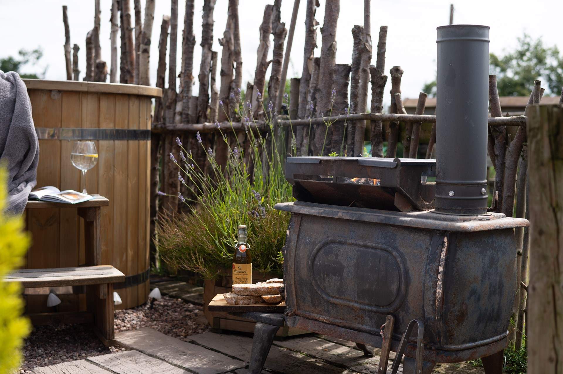 Cook al fresco on the quirky barbecue... what a unique experience! 
