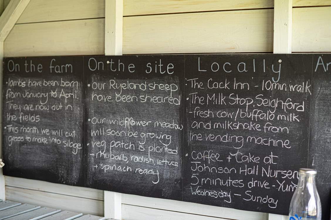 This charming hideaway is located on the owners' lovely farm.