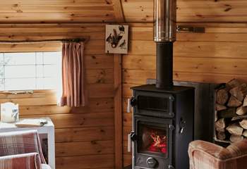 The warm interiors and wood burner, make your escape to nature dreamy through every season. 