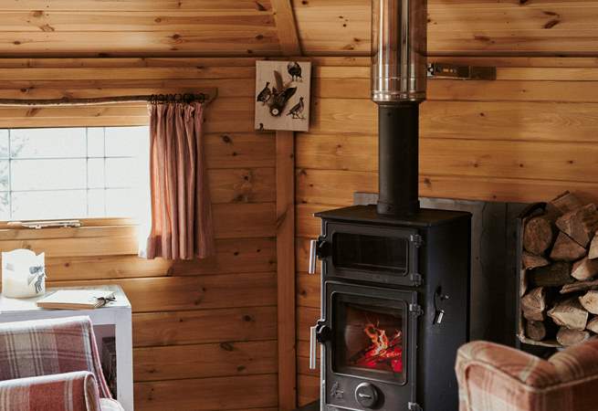 The warm interiors and wood burner, make your escape to nature dreamy through every season. 