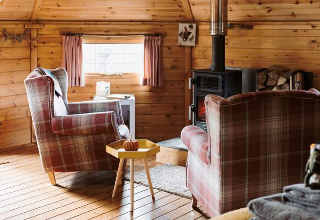 The warm interiors and wood burner, make your escape to nature dreamy through every season. 