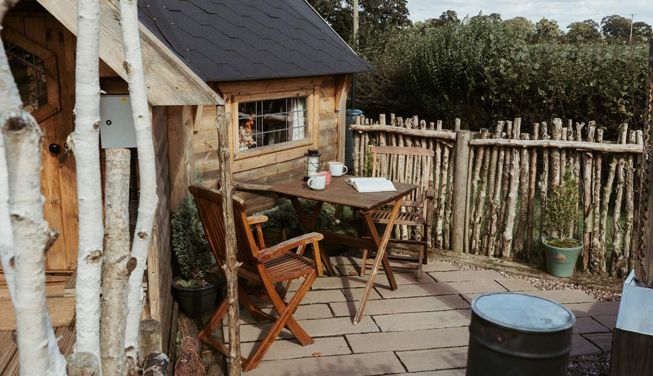 The perfect al fresco dining spot.