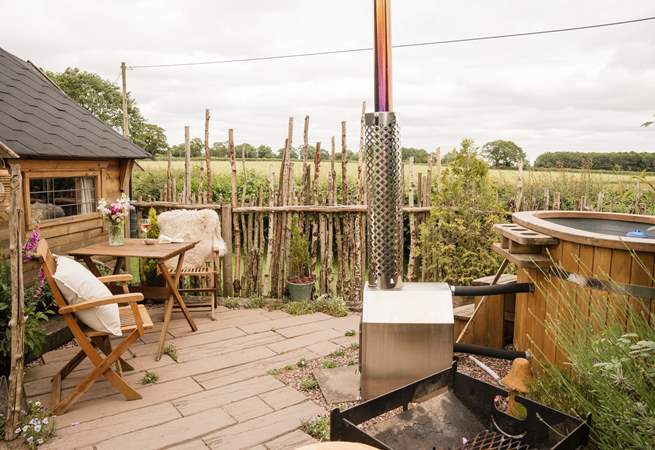 Soak up sun-kissed days in the dreamy outdoor space.