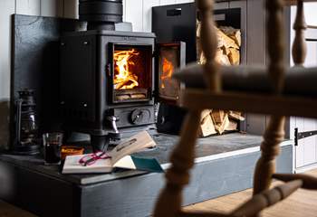 After a long winter's walk and pub lunch, get snug by the warmth of the wood-burner. 