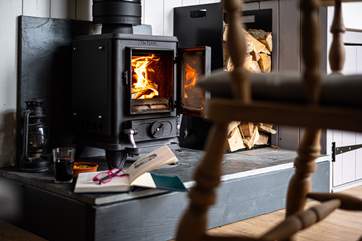 After a long winter's walk and pub lunch, get snug by the warmth of the wood-burner.