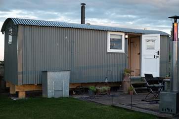 Shepherd's View is slightly larger than your average hut, giving you plenty of space to relax and unwind.