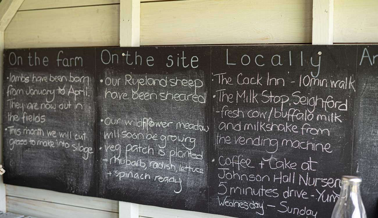 The farm in which Shepherd's View is nestled has so much charm! 