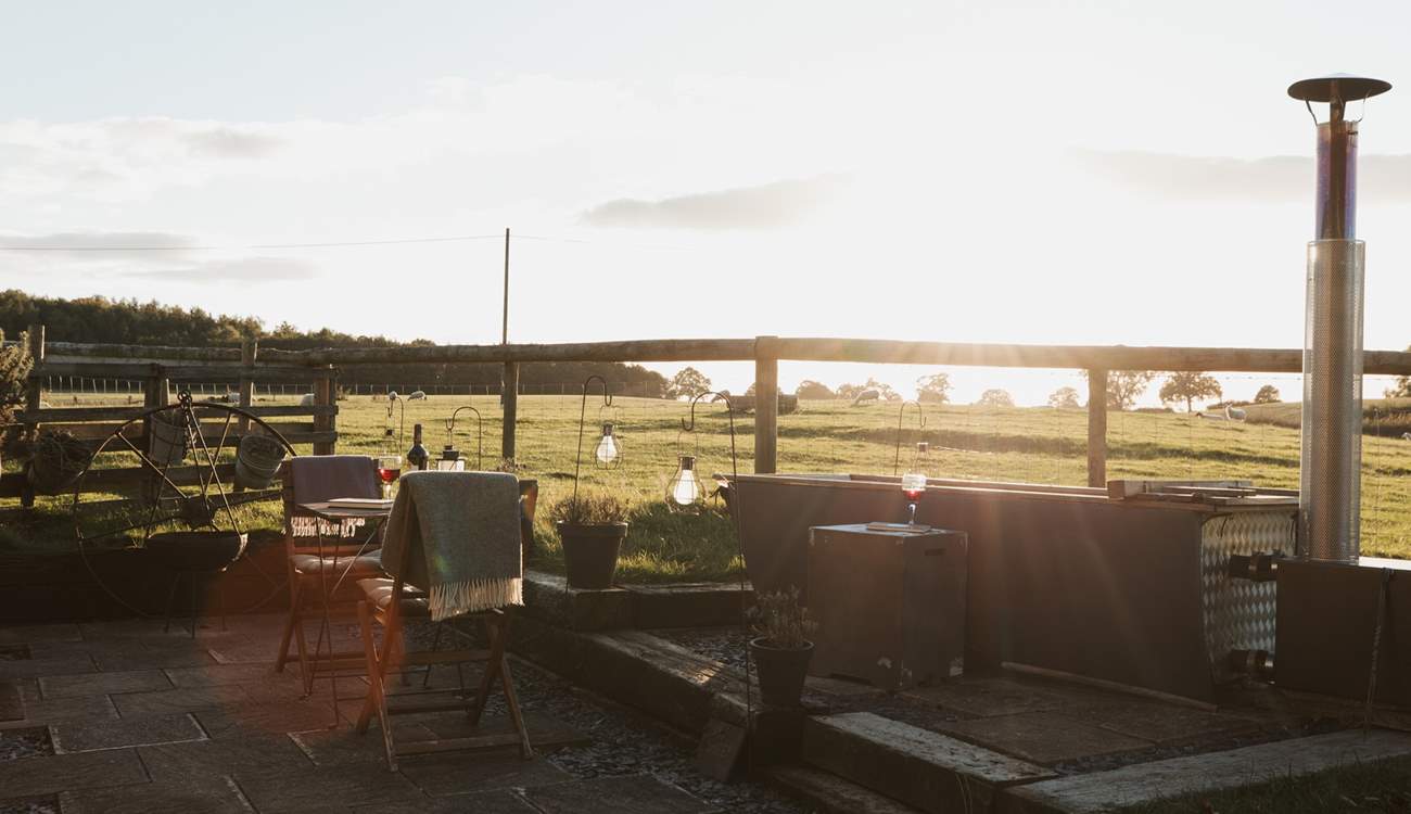 Enjoy breathtaking vistas as you soak up the countryside views.