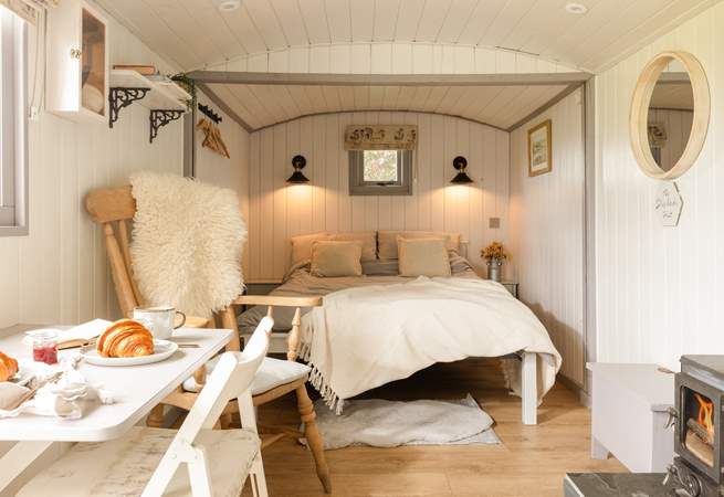 The open-plan layout has been thoughtfully designed for slow living.