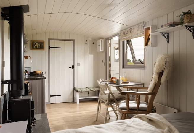 The beautiful, light-filled living space.