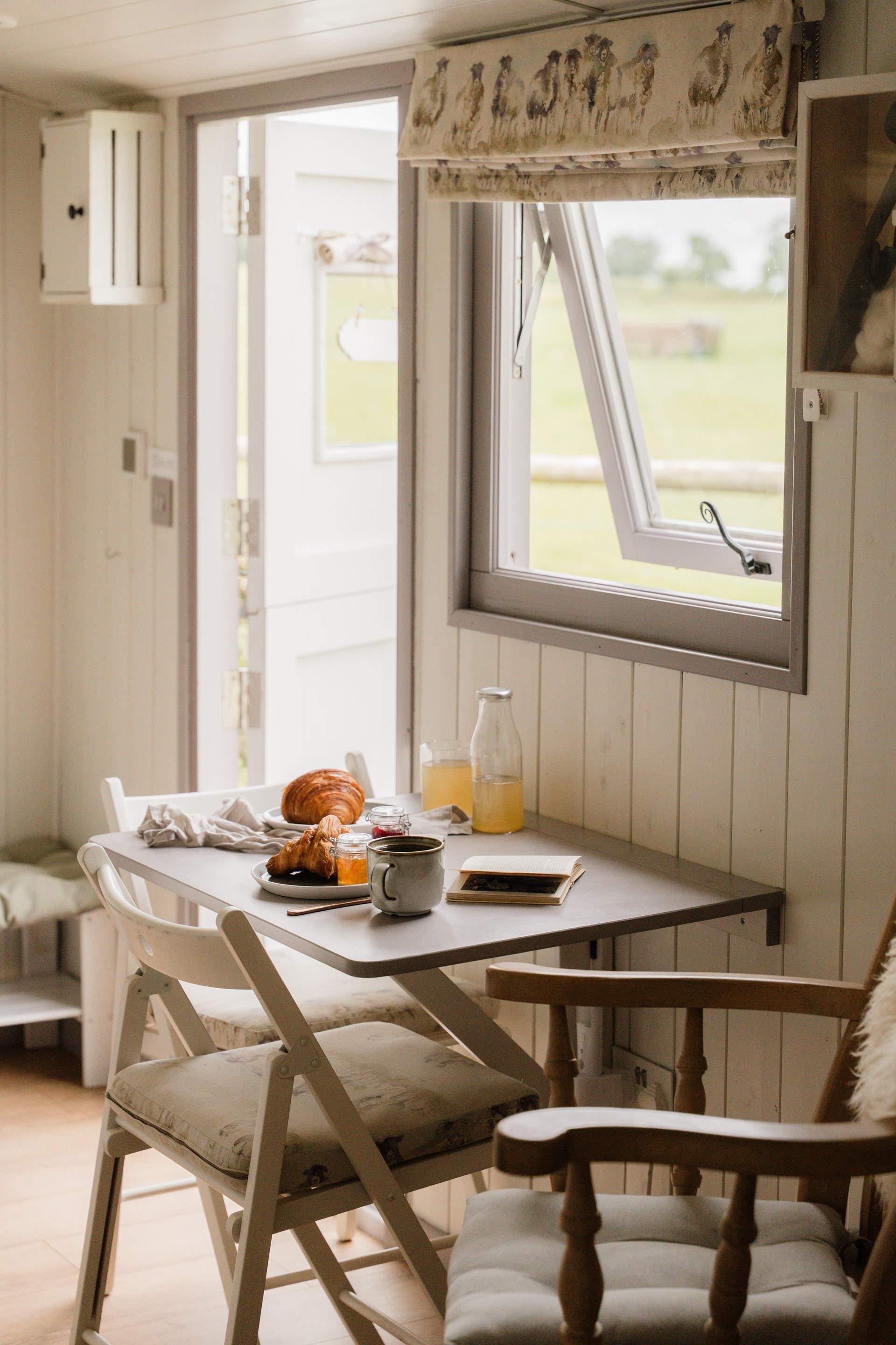 Dine in style with countryside views as your backdrop.