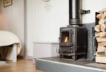Gather beside the crackling wood-burner for cosy evenings in.