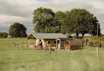 Rewild in style with the bookable private outdoor spa.