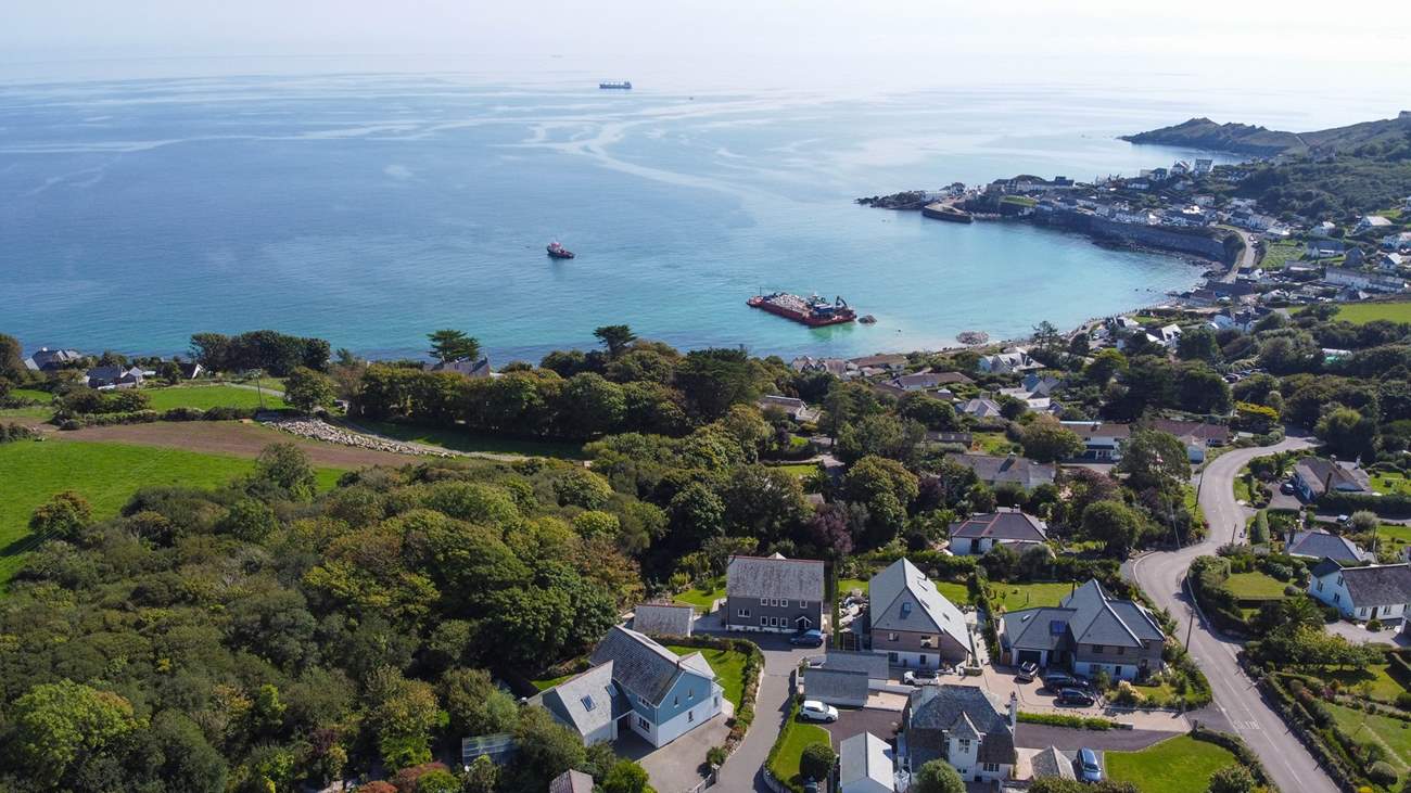 Lowenna has a wonderful coastal location.