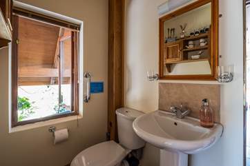 The shower-room is downstairs and situated just off the kitchen.
