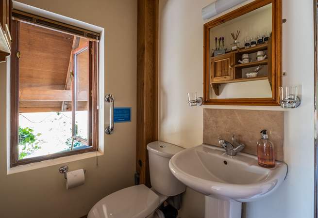 The shower-room is downstairs and situated just off the kitchen.