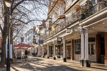 A spot of retail therapy at Royal Tunbridge Wells.