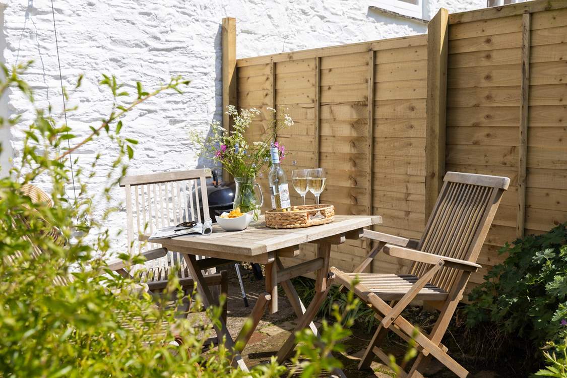 What a lovely spot for a glass of wine.