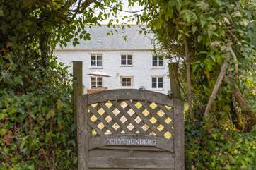 Open the garden gate and Chyvounder awaits.