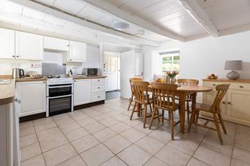 The kitchen/diner has plenty of space.