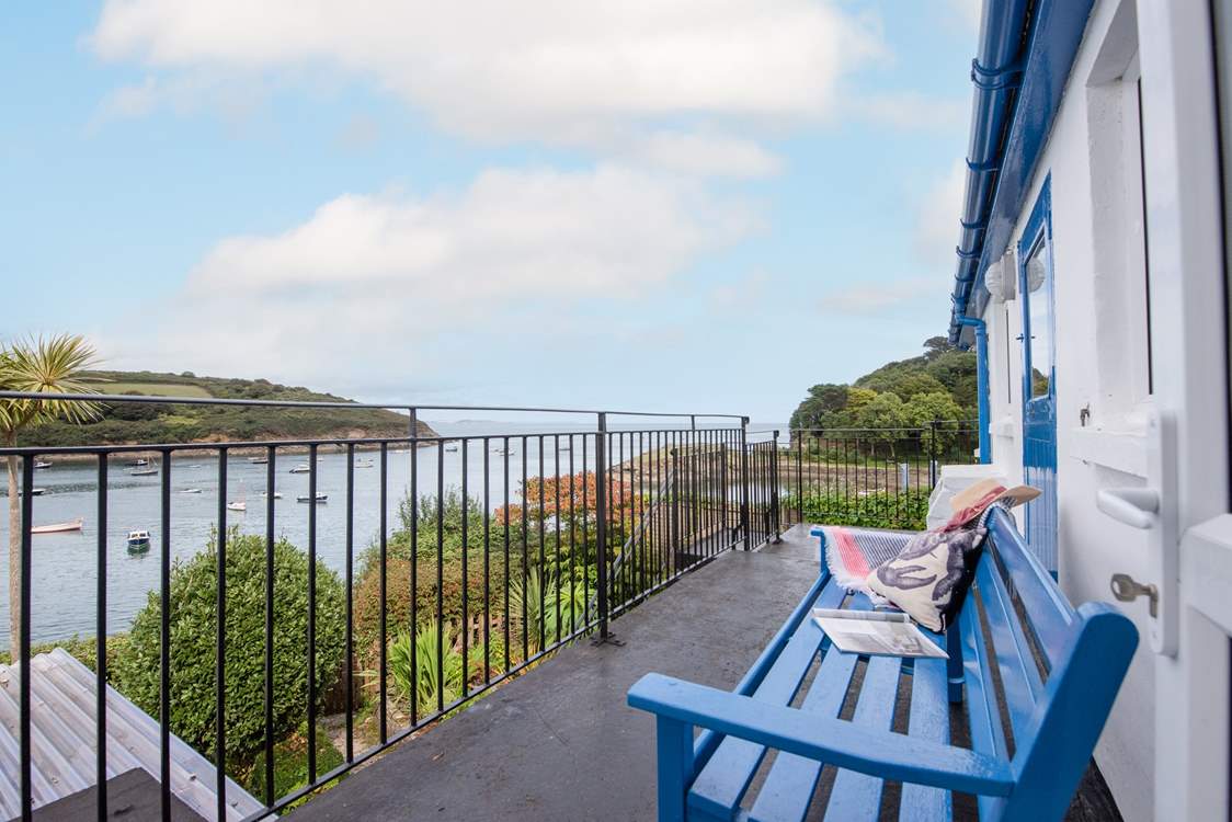 The upper terrace is perfect for delving into a good novel.