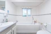 A fantastic family bathroom is located next to bedroom 1.