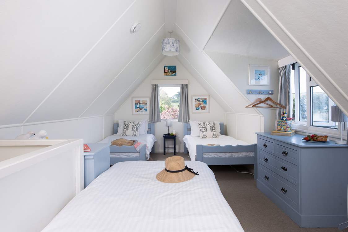 Bedroom 4 is also attached to bedroom 2 by a flight of stairs.