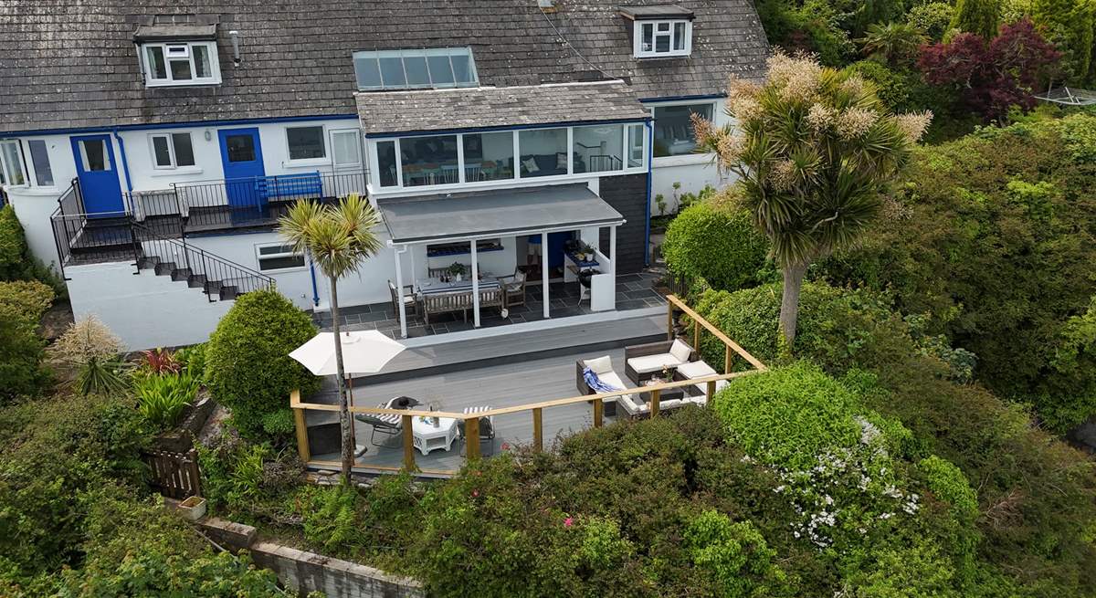 Outside, the lower deck and canopy is perfect for long al fresco evenings.