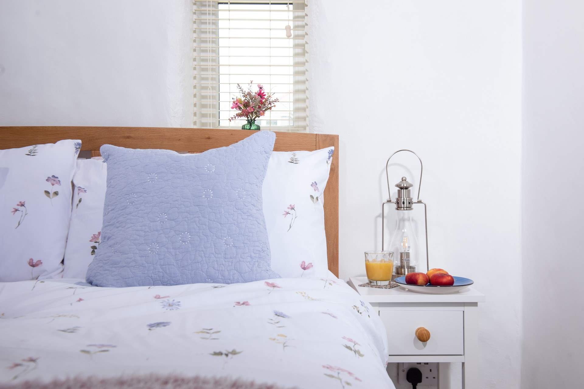 Please take care on the stairs leading to the charming bedroom. 