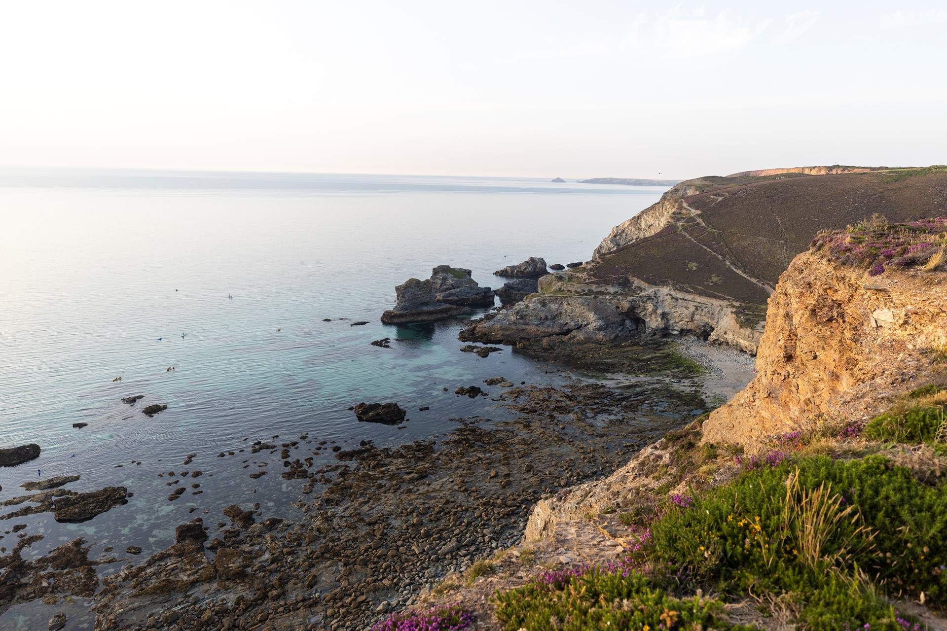 The beautiful coastline of St Agnes.