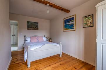 Bedroom 1 has a cosy double bed.