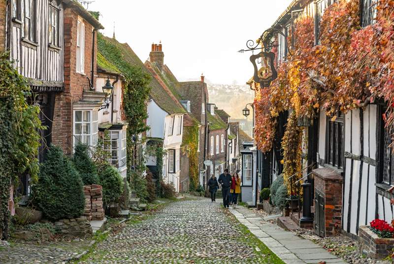 Explore the gorgeous cobbled streets of Rye.