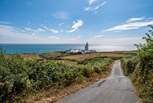 St Catherine's Light House sits on the most southerly tip of the Island, is just a stroll away.