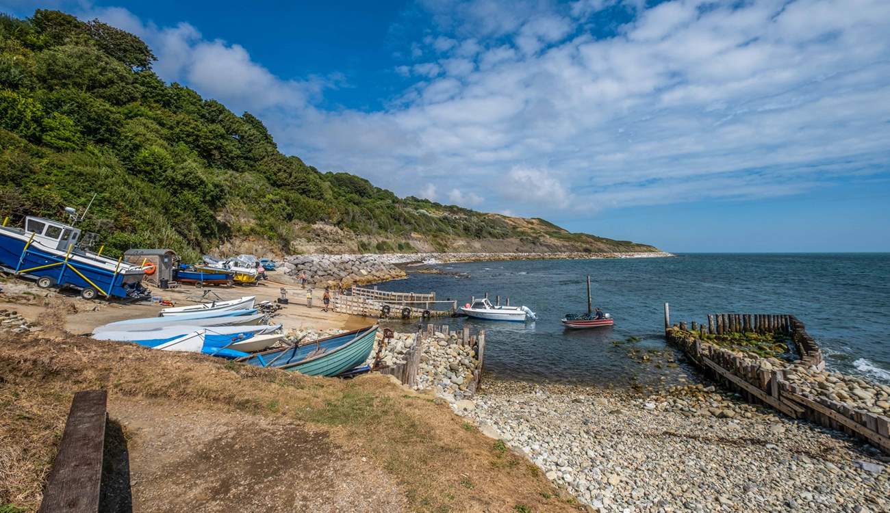 One of the Island's hidden secrets, discover Castle Haven beach just down the lane from the lighthouse.