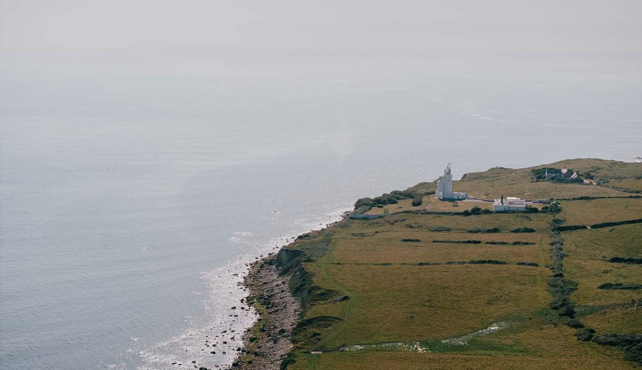 St Catherine's Light House sits on the most southerly tip of the Island, is just a stroll away.
