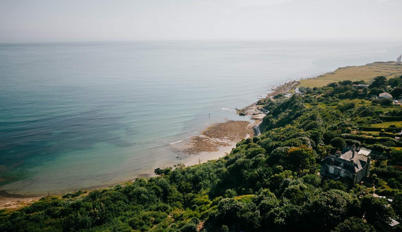 Walkers can pick up the coast path and enjoy miles of stunning scenery.