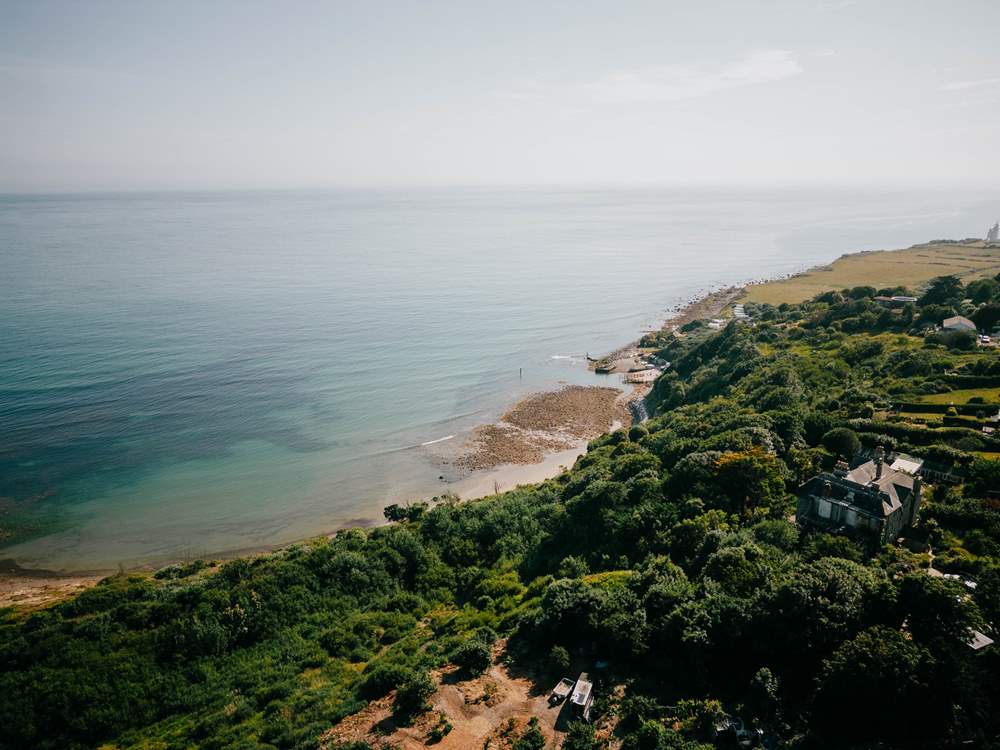 Walkers can pick up the coast path and enjoy miles of stunning scenery.