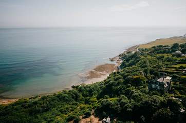 Walkers can pick up the coast path and enjoy miles of stunning scenery.