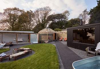 Rewild in style with the bookable private outdoor spa.