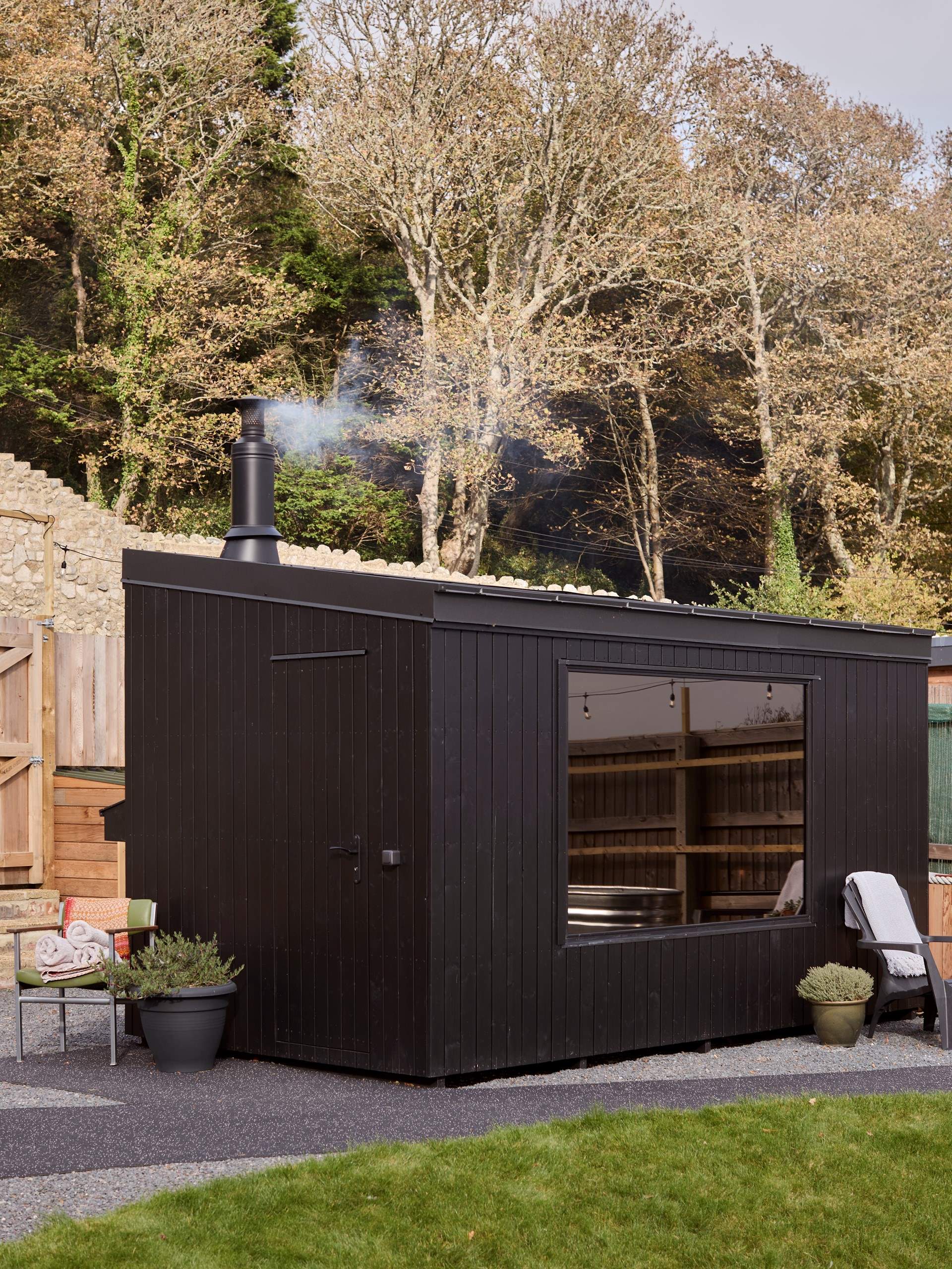 Private sessions are available for you to book for the outdoor spa.