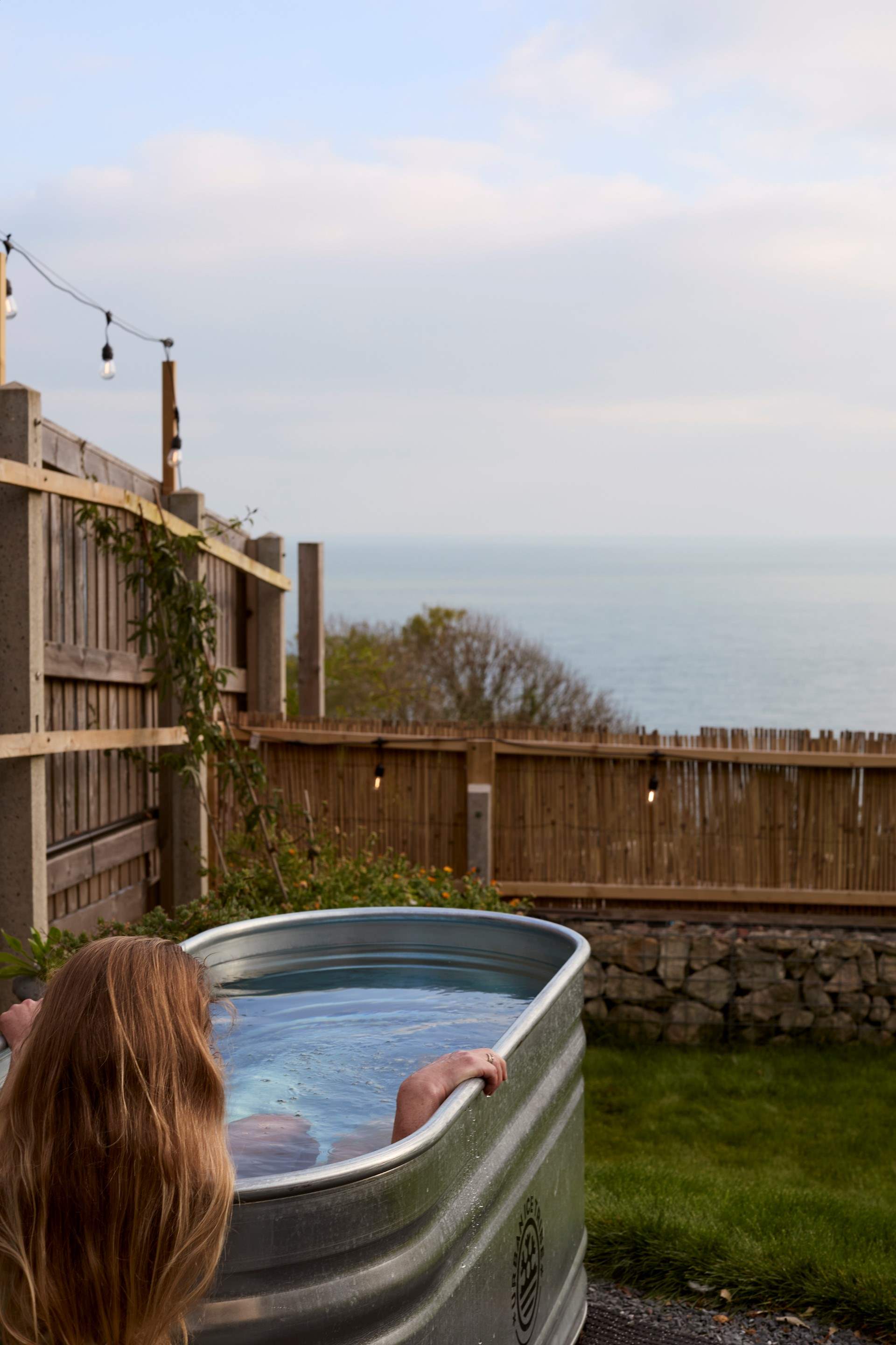 Complete your sauna experience with a refreshing cold-water plunge.