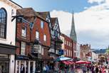 The cathedral city of Salisbury boasts some wonderful restaurants and independent shops.