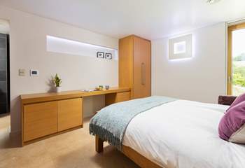Brilliant integrated LEDs light the room with a welcoming glow.
