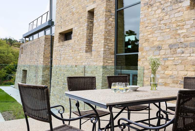 Enjoy G&Ts in the afternoon at one of the many outdoor seating areas.