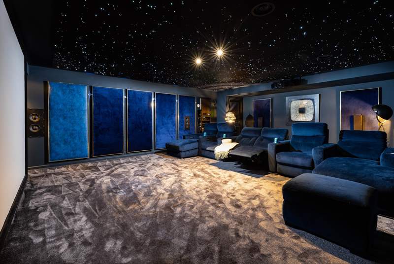 The marvellous cinema-room is the cherry on top of this fantastic property.