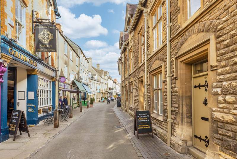 You'll find plenty of wonderful independent shops and pubs in the historic town of Cirencester.