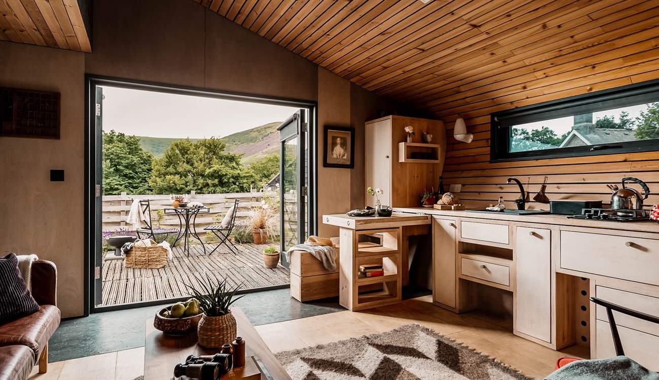 The hideaway was handcrafted by amazing owners. 